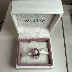 PINK HEART PANDORA CHARM